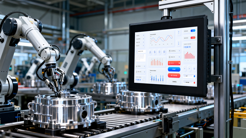 Screen Panel Scan Industrial Touchscreen Panels with Barcode Scanner - TouchWo