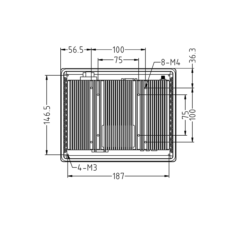 Industrial Touch PC DM080NF-7