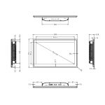 Touch Screen Monitor DM156F-6