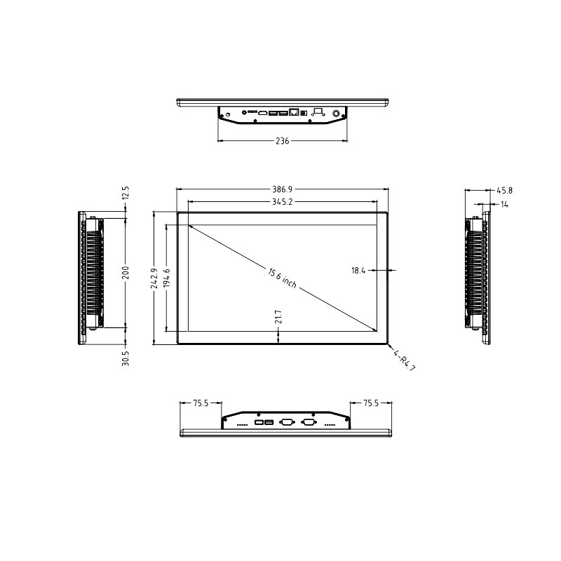 Android Touch PC DM156G-6
