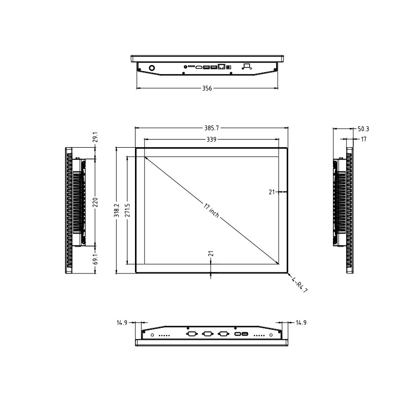 Android Touch PC DM17G-6