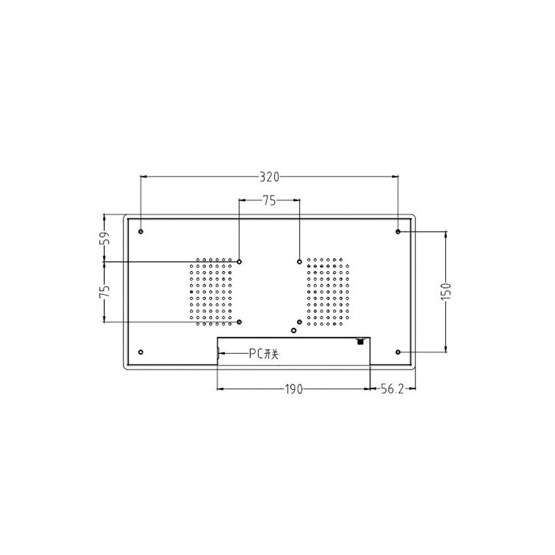 Przemysłowy kiosk dotykowy(RAMIĘ) GD101E-7