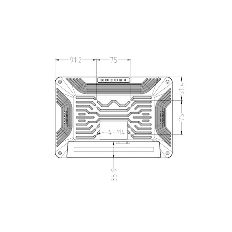 Touch Screen Monitor JD101B-7