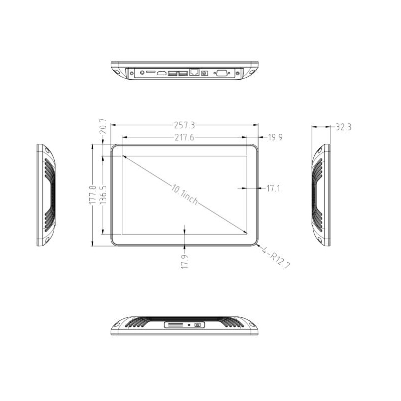 Android Touch PC JD101B-7