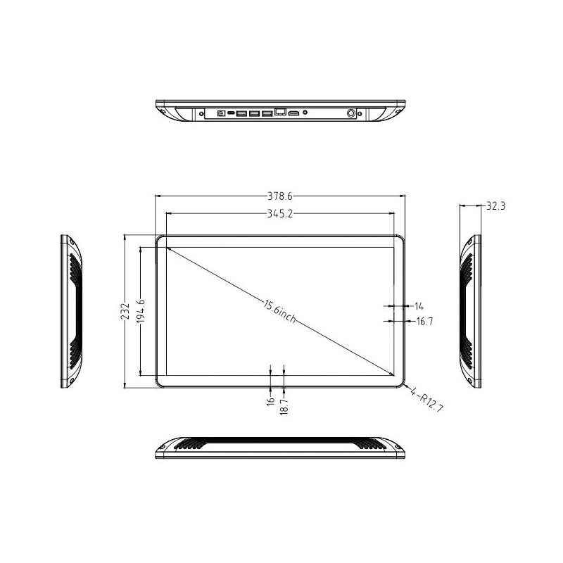 Industrial Touch PC JD156B-6