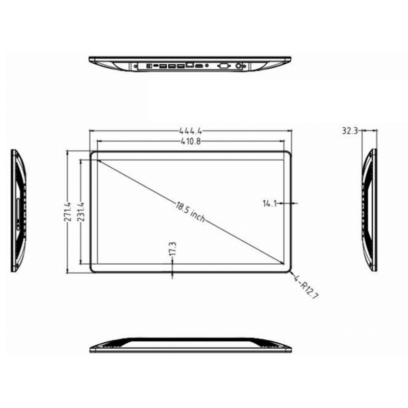Industrial Touch PC JD185B-6